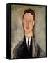 Portrait of Leopold Survage-Amedeo Modigliani-Framed Stretched Canvas