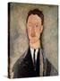 Portrait of Leopold Survage-Amedeo Modigliani-Stretched Canvas