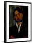 Portrait of Léopold Zborowski, 1916-Amedeo Modigliani-Framed Giclee Print