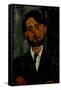 Portrait of Léopold Zborowski, 1916-Amedeo Modigliani-Framed Stretched Canvas