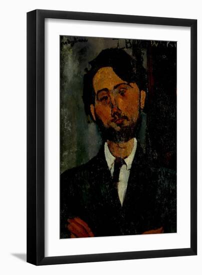 Portrait of Léopold Zborowski, 1916-Amedeo Modigliani-Framed Giclee Print