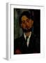Portrait of Léopold Zborowski, 1916-Amedeo Modigliani-Framed Giclee Print