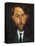 Portrait of Leopold Zborowski, 1917-Amedeo Modigliani-Framed Stretched Canvas