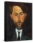 Portrait of Leopold Zborowski, 1917-Amedeo Modigliani-Framed Stretched Canvas