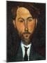 Portrait of Leopold Zborowski, 1917-Amedeo Modigliani-Mounted Giclee Print