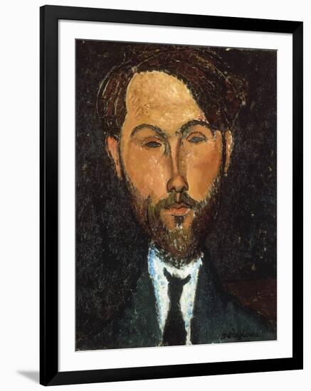 Portrait of Leopold Zborowski, 1917-Amedeo Modigliani-Framed Giclee Print