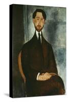 Portrait of Leopold Zborowski-Amedeo Modigliani-Stretched Canvas