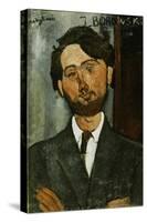 Portrait of Leopold Zborowski-Amedeo Modigliani-Stretched Canvas