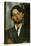 Portrait of Leopold Zborowski-Amedeo Modigliani-Stretched Canvas