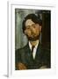 Portrait of Leopold Zborowski-Amedeo Modigliani-Framed Giclee Print