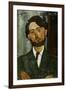 Portrait of Leopold Zborowski-Amedeo Modigliani-Framed Giclee Print