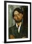 Portrait of Leopold Zborowski-Amedeo Modigliani-Framed Giclee Print