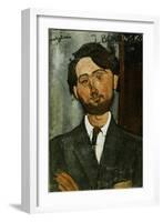 Portrait of Leopold Zborowski-Amedeo Modigliani-Framed Giclee Print