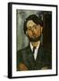 Portrait of Leopold Zborowski-Amedeo Modigliani-Framed Giclee Print