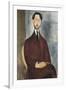 Portrait of Leopoldo Zborowski-Amedeo Modigliani-Framed Premium Giclee Print