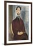 Portrait of Leopoldo Zborowski-Amedeo Modigliani-Framed Premium Giclee Print