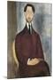 Portrait of Leopoldo Zborowski-Amedeo Modigliani-Mounted Premium Giclee Print