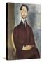 Portrait of Leopoldo Zborowski-Amedeo Modigliani-Stretched Canvas