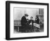 Portrait of Lev Nikolaevich Tolstoy with His Grandchildren-null-Framed Premium Giclee Print