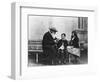 Portrait of Lev Nikolaevich Tolstoy with His Grandchildren-null-Framed Giclee Print