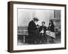 Portrait of Lev Nikolaevich Tolstoy with His Grandchildren-null-Framed Giclee Print