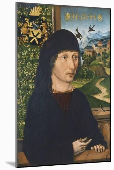 Portrait of Levinus Memminger, Ca 1485-Michael Wolgemut-Mounted Giclee Print