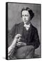 Portrait of Lewis Carroll-Oscar Gustav Rejlander-Framed Stretched Canvas