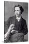 Portrait of Lewis Carroll-Oscar Gustav Rejlander-Stretched Canvas