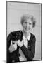 Portrait of Life Photographer Margaret Bourke-White Holding Her Black Cat, 1961-Alfred Eisenstaedt-Mounted Photographic Print