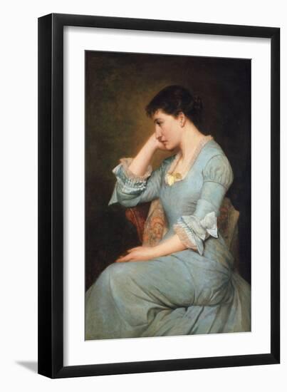 Portrait of Lillie Langtry (1853-1929)-Valentine Cameron Prinsep-Framed Giclee Print