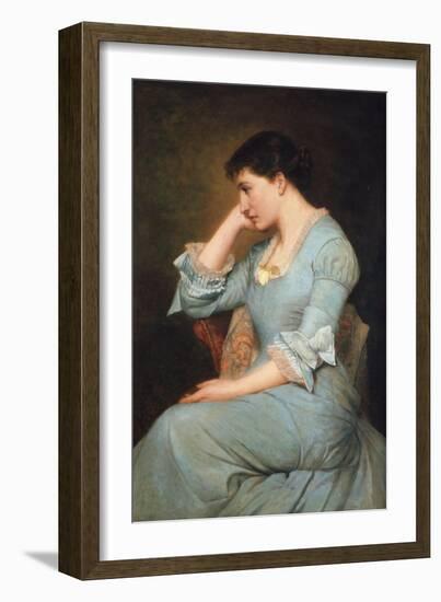 Portrait of Lillie Langtry (1853-1929)-Valentine Cameron Prinsep-Framed Giclee Print