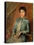 Portrait of Lillie Langtry, 1884-George Frank Miles-Stretched Canvas