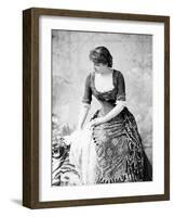 Portrait of Lillie Langtry, C.1882-Napoleon Sarony-Framed Photographic Print