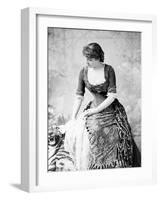 Portrait of Lillie Langtry, C.1882-Napoleon Sarony-Framed Photographic Print