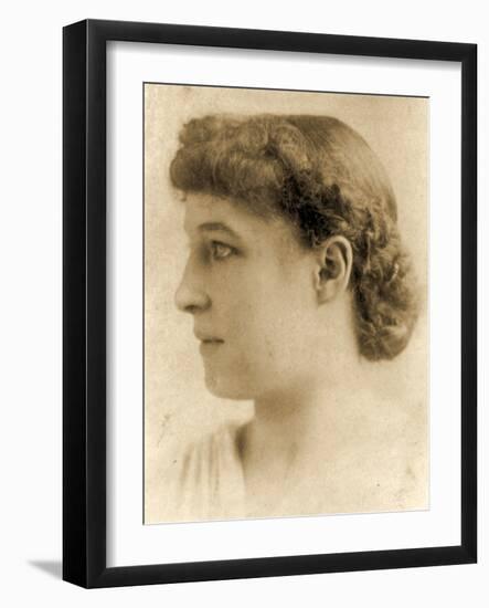 Portrait of Lillie Langtry, C.1887-Napoleon Sarony-Framed Premium Photographic Print