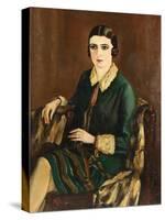 Portrait of Lilya Brik (1891-197), 1921-Alexander Silins-Stretched Canvas