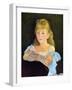 Portrait of Lina Campineanu, 1878-Edouard Manet-Framed Giclee Print