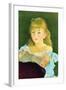 Portrait of Lina Campineanu-Edouard Manet-Framed Art Print