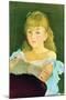 Portrait of Lina Campineanu-Edouard Manet-Mounted Art Print