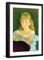 Portrait of Lina Campineanu-Edouard Manet-Framed Art Print