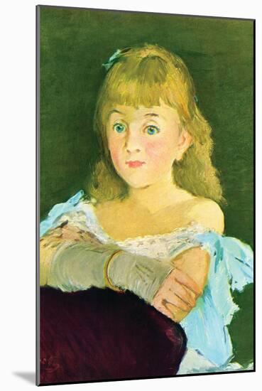 Portrait of Lina Campineanu-Edouard Manet-Mounted Art Print