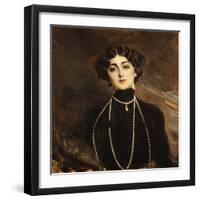 Portrait of Lina Cavalieri, circa 1901-Giovanni Boldini-Framed Giclee Print