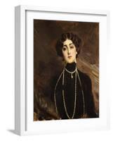 Portrait of Lina Cavalieri, circa 1901-Giovanni Boldini-Framed Giclee Print