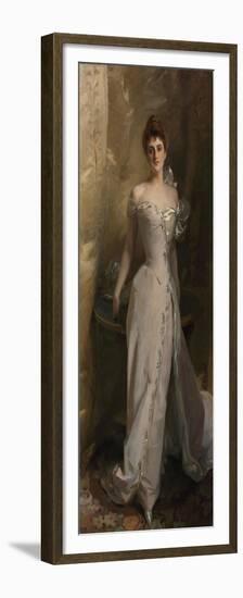 Portrait of Lisa Colt Curtis, 1898 (Oil on Canvas)-John Singer Sargent-Framed Premium Giclee Print