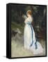 Portrait of Lise, 1867-Pierre-Auguste Renoir-Framed Stretched Canvas