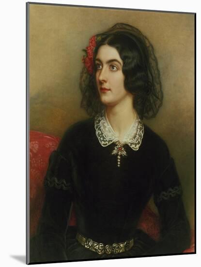 Portrait of Lola Montez (1820-1861). Painted 1847-Joseph Karl Stieler-Mounted Giclee Print