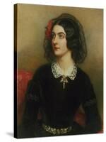 Portrait of Lola Montez (1820-1861). Painted 1847-Joseph Karl Stieler-Stretched Canvas