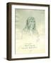 Portrait of Looking Glass Apash-Wa-Hay-Ikt Chief of the Nez Perce Indians-Gustav Sohon-Framed Giclee Print