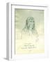 Portrait of Looking Glass Apash-Wa-Hay-Ikt Chief of the Nez Perce Indians-Gustav Sohon-Framed Giclee Print