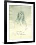 Portrait of Looking Glass Apash-Wa-Hay-Ikt Chief of the Nez Perce Indians-Gustav Sohon-Framed Giclee Print